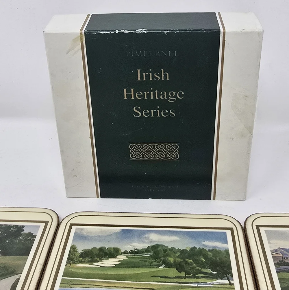 Pimpernel costers cork backed Irish Golfing‎ Greats Irish Heritage series boxed